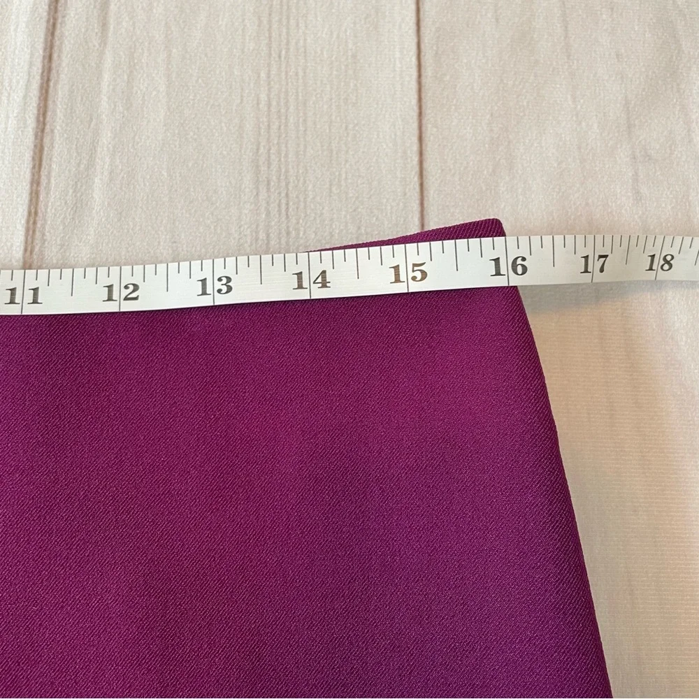 NWT MM Lafleur Noho Skirt Women’s 8 Deep Plum Purple Straight Pencil Corporate - Picture 10 of 15